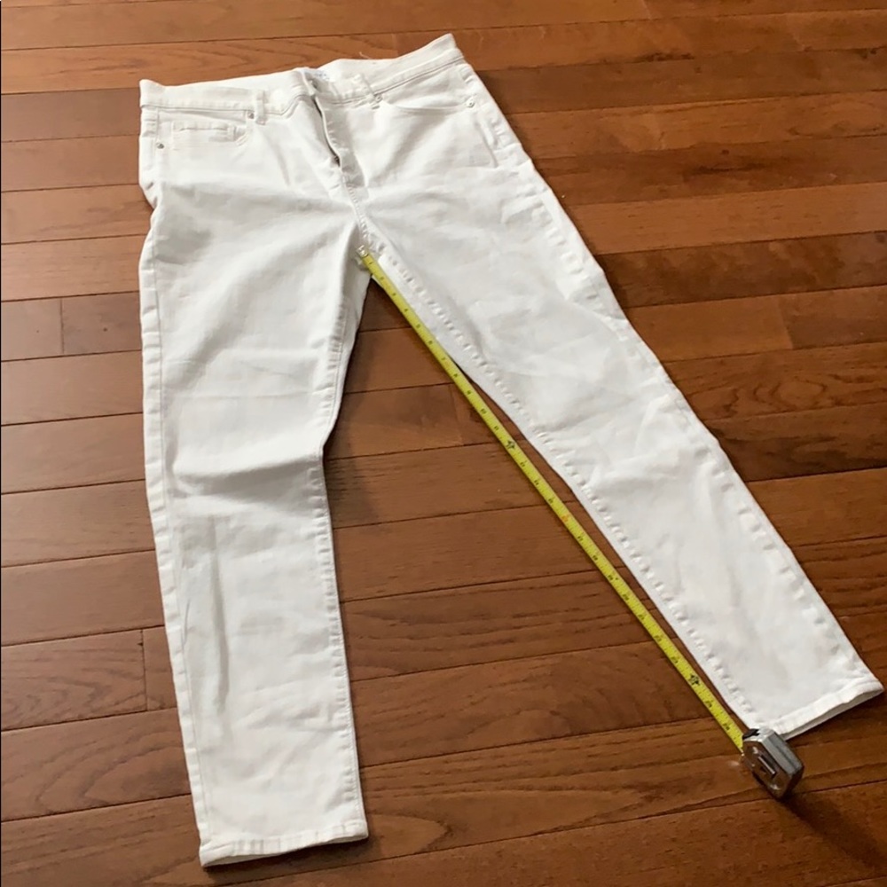 Loft White Ankle Jeans